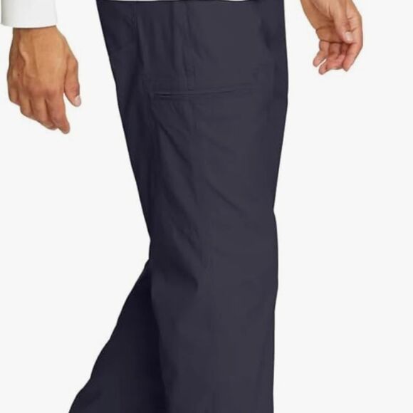 Eddie Bauer Black Cargo Pants Relaxed Fit - Picture 2 of 6